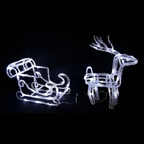 Slitta babbo natale - natale, con