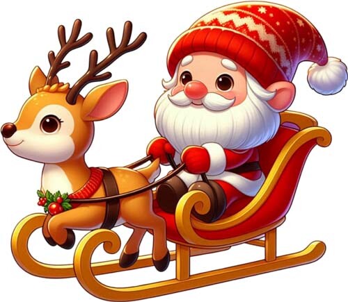 Adesivo natale babbo - adesivo,