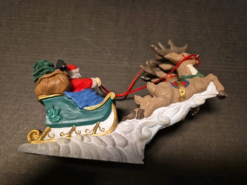 Slitta babbo natale renna - babbo,