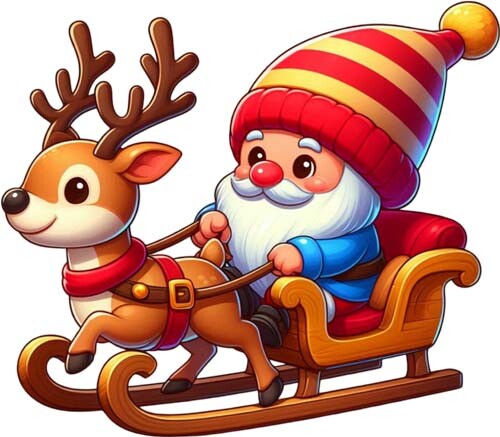 Adesivo natale babbo - natale,