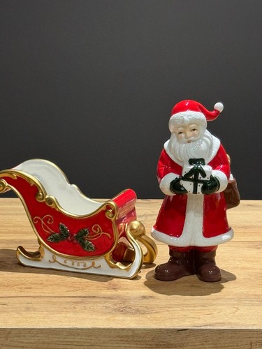 Babbo natale con slitta - natale,