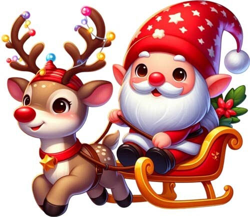Adesivo natale babbo - adesivo,