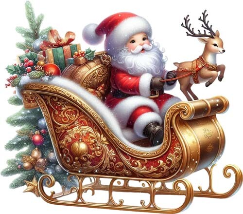 Adesivo natale babbo - adesivo,
