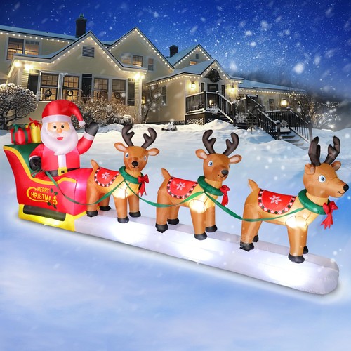 66m gonfiabile babbo - 3.66m, natale