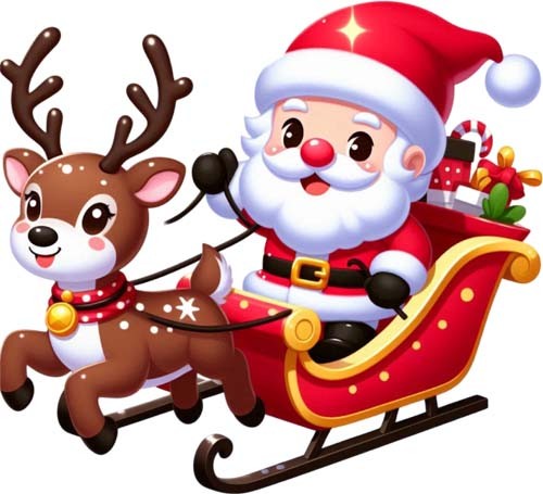 Adesivo natale babbo - adesivo,