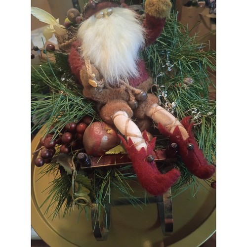 Vintage babbo natale slitta - vintage,