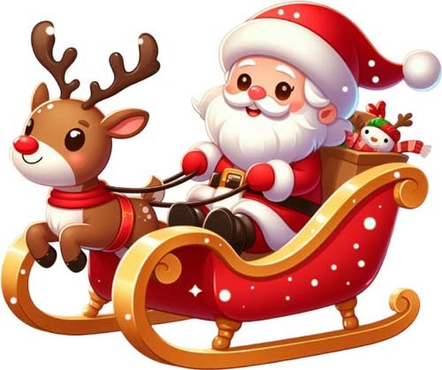 Adesivo natale babbo - natale,