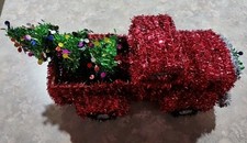 Christmas 3D Tinsel Red Pick