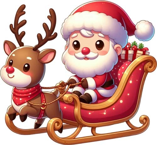 Adesivo natale babbo - adesivo,