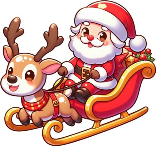 Adesivo natale babbo - adesivo,