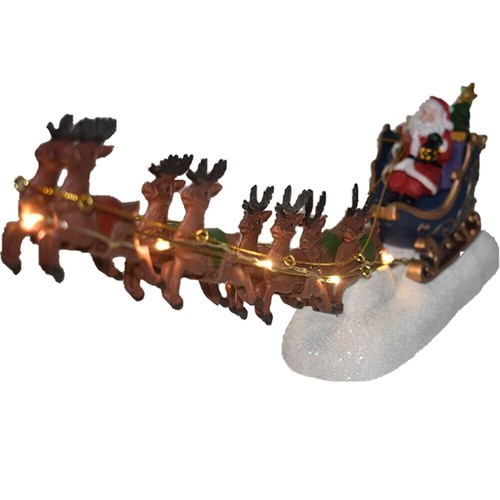 Babbo natale rosso - , slitta