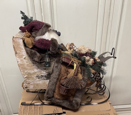 Babbo natale sulla slitta - sulla,