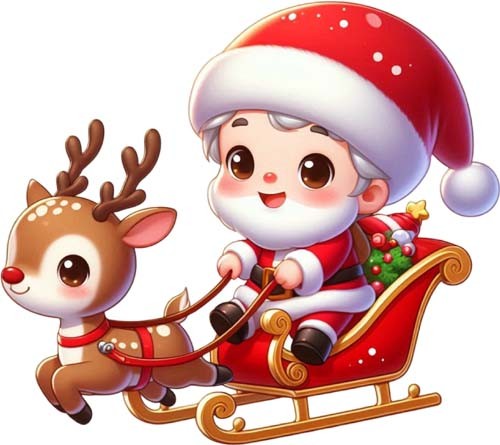 Adesivo natale babbo - adesivo,