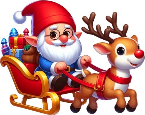 Adesivo natale babbo - babbo,