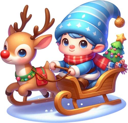 Adesivo natale babbo - natale,