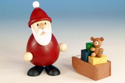 Figura legno babbo natale - babbo,