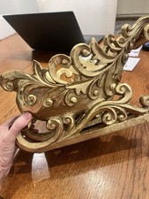 Slitta stile vittoriano oro di