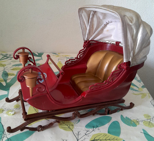 Slitta babbo natale blue - natale,