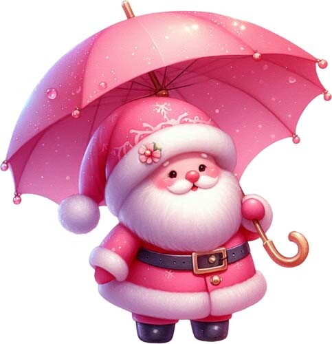 Adesivo vinile rosa - , natale