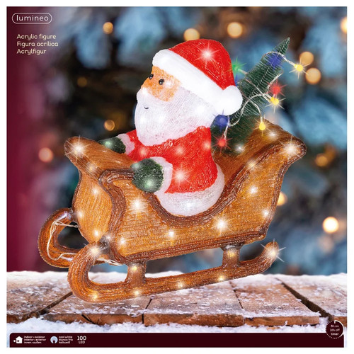 Babbo natale con albero - natale,