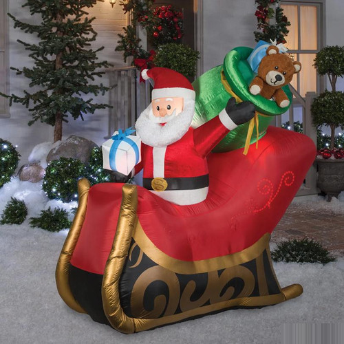 Gonfiabile mix babbo natale - gonfiabile,